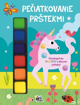 Pečiatkovanie prstíkmi Jednorožec