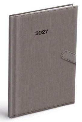 Diář 2027 T805 šedý s magnetem